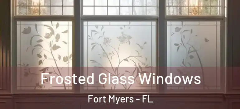  Frosted Glass Windows Fort Myers - FL